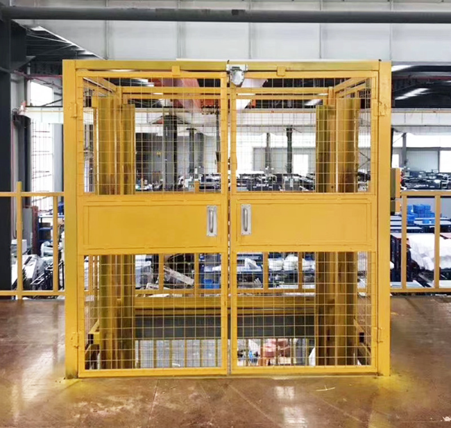 渭南智能导轨式升降机亮相